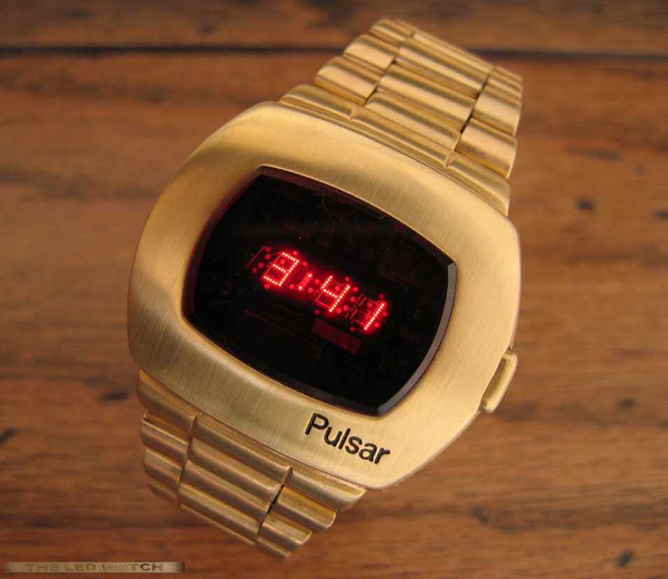 pulsar led watch for sale